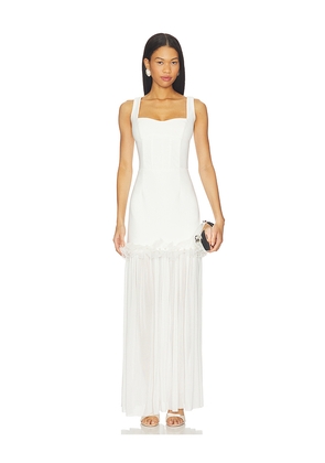 ELLIATT Sia Gown in White. Size L. Also in M, S, XL, XS.