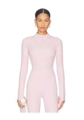 Astoria Half Zip Jacket in Blush. Size M. Also in S, XL.