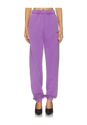 THE ATTICO Sweatpant in Purple. Size 38. Also in 36, 40, 42.