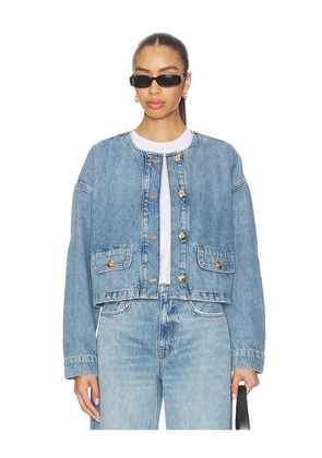 ANINE BING Blanche Jacket in Navy. Size L. Also in M, S, XS.