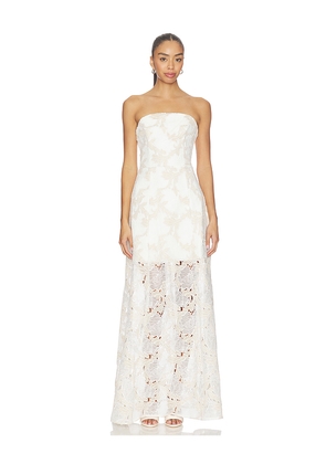 ELLIATT Kira Gown in Ivory. Size M. Also in L, S, XL, XS.