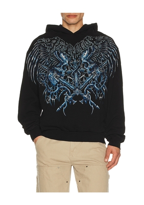 Affliction Toxic Wrath Hoodie in Black. Size M. Also in L, S, XL/1X.