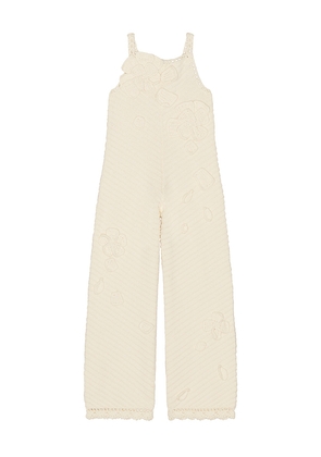 Cult Gaia Kids Chrysanthemum Pant in Ivory. Size 4. Also in 2, 6.