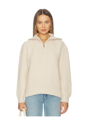ANINE BING Sammy Sweater in Beige. Size M. Also in XS, S, L.