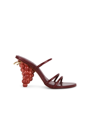 Cult Gaia Grape Sandal in Red. Size 36.5. Also in 37, 37.5, 38, 39, 40.