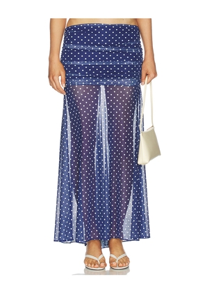 Amanda Uprichard Leo Skirt in Navy. Size M. Also in L, S, XL, XS.