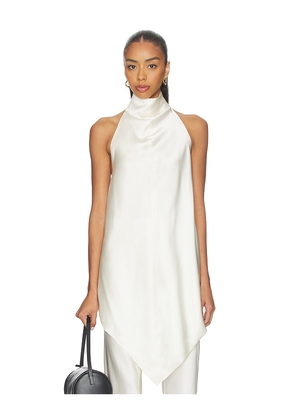 EAVES Ashild Halter Top in Ivory. Size M. Also in XS, S, L, XL.