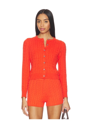 Callahan Valerie Cardigan in Orange. Size L. Also in S, XS, M.