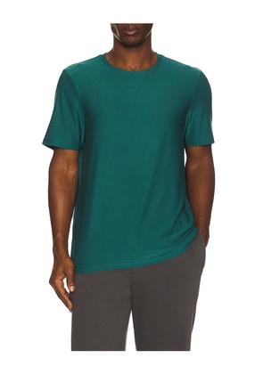 Beyond Yoga Always Beyond Crew Tee 2.0 in Teal. Size M. Also in S, L, XL/1X, XXL/2X.