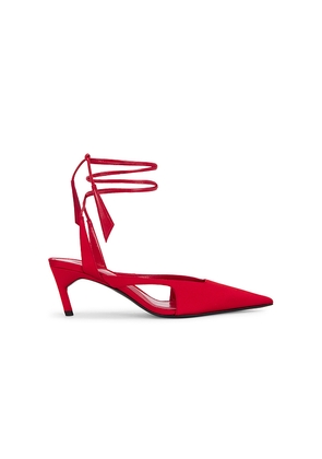 THE ATTICO Diane 55mm Slingback Heel in Red. Size 36.5. Also in 36, 37, 37.5, 38, 38.5, 39, 39.5, 40.
