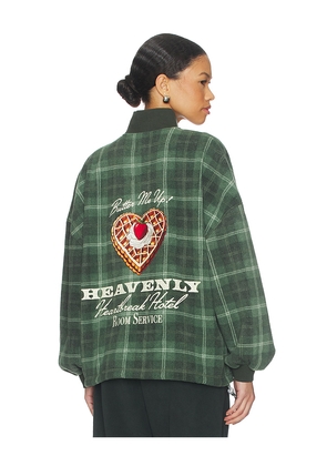 Boys Lie Heavenly Room Service A1 Alex Pullover in Green. Size XL/XXL. Also in M/L.