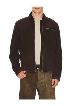 ALLSAINTS Rothwell Jacket in Brown. Size M. Also in S, L, XL/1X.