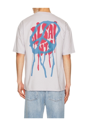 ALLSAINTS Runner Tee in Purple. Size M. Also in S, L, XL/1X.