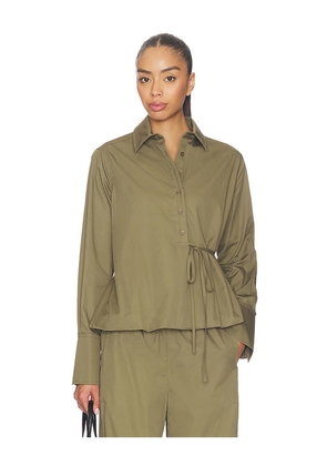 EAVES Bibas Shirt in Army. Size M. Also in XS, XXS, S, L, XL.