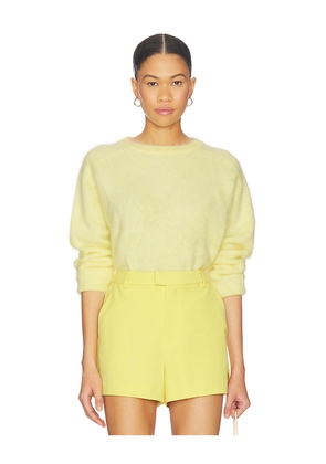 CAMI NYC Niall Cashmere Sweater in Lemon. Size L. Also in S, M.