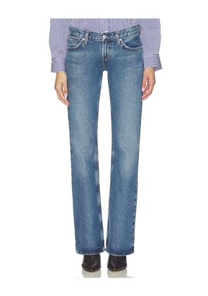 AGOLDE Low Rise Boot Jeans in Blue. Size 26. Also in 27, 28, 29, 30, 32, 33, 34.