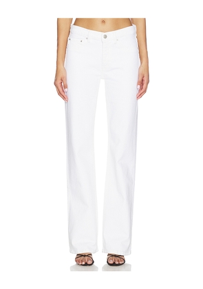 DL1961 Bella Mid Rise Slim Boot Jeans in White. Size 24. Also in 27, 29, 30, 32.