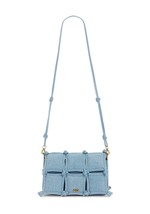 Cult Gaia Gaia Puff Crossbody Bag in Baby Blue.