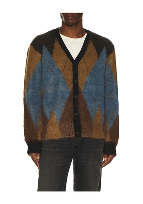 ALLSAINTS BERNIE CARDIGAN in Brown. Size M. Also in S, L, XL/1X.