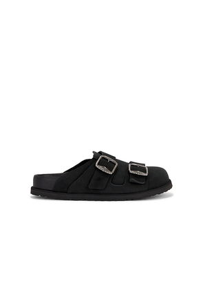Birkenstock 1774 222 West Suede Exq 1774 Mule in Black. Size 42. Also in 41, 43, 44.