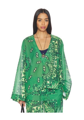 THE ATTICO Top in Green. Size 38. Also in 36, 40, 42, 44.