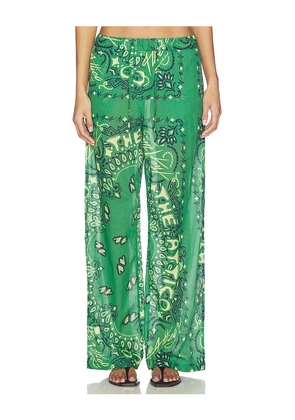 THE ATTICO Pant in Green. Size 40. Also in 38.