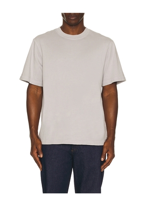 AGOLDE Asha Mock Neck Tee in Grey. Size M. Also in S, L, XL/1X.