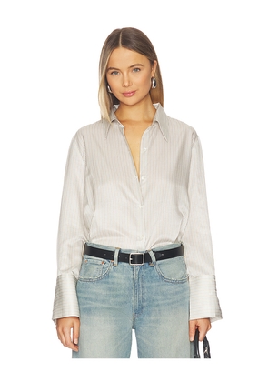 Citizens of Humanity Camilia Shirt in Tan. Size M. Also in XS, S, L, XL.