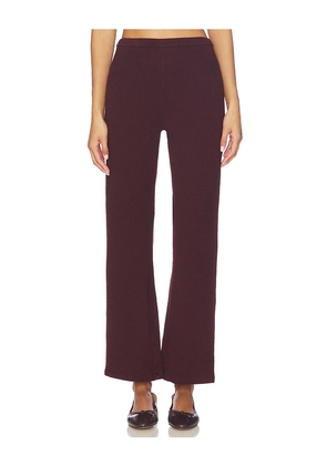 American Vintage Ytibay Pant in Burgundy. Size M. Also in XS, S, L.