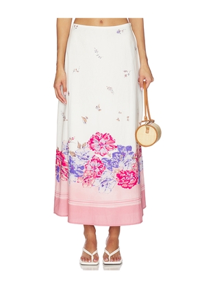 Cleobella Shea Ankle Skirt in Pink. Size M. Also in S, XS, L, XL.