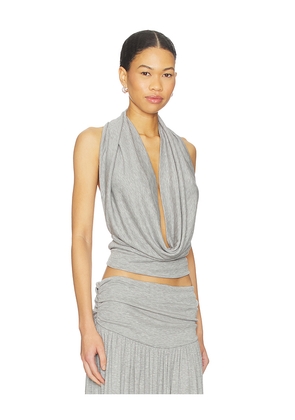 Aya Muse Viona Top in Grey. Size M. Also in L, S.