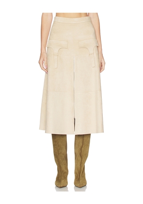 Alexis Jenny Skirt in Tan. Size M. Also in XS, S.