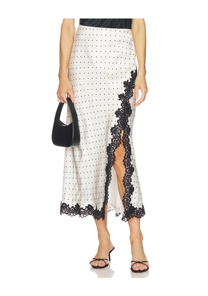 CAMI NYC Teagan Skirt in White,Black. Size M. Also in XS, S, L, XL.