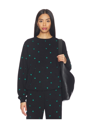 BEACH RIOT Devyn Oversized Sweater in Black,Green. Size M. Also in XS, S.
