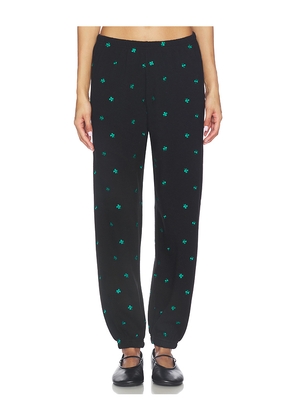 BEACH RIOT Nash Sweatpant in Black,Green. Size M. Also in XS, S, L.