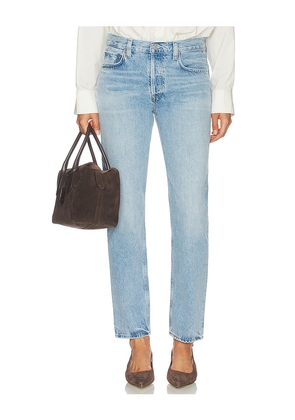 AGOLDE Romney High Rise Jeans in Blue. Size 24. Also in 25, 26, 27, 28, 29, 31, 32, 33, 34.