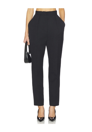 BALMAIN Tailored Grain De Poudre Pant in Black. Size 36. Also in 34.