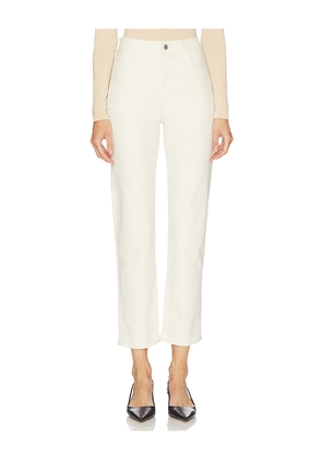 Citizens of Humanity Caia High Rise Straight Pants in Cream. Size 23. Also in 24, 25, 26, 27, 28, 30, 31, 32, 33.