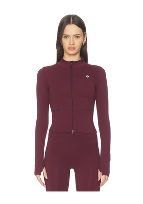 Astoria Full Zip Jacket in Burgundy. Size M. Also in L, S, XL, XS.