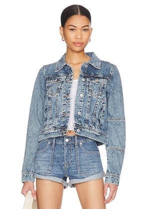 Free People x We The Free Rumors Denim Jacket in Denim-Medium. Size S. Also in L, M.