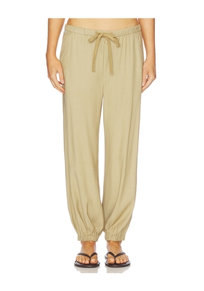 Citizens of Humanity Bubble Pull On Jogger in Tan. Size L. Also in XS, S, M, XL.