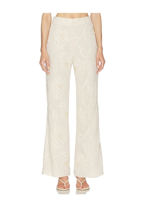 AZULU Emiko Pant in Ivory. Size M. Also in L, S, XS.