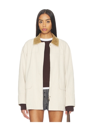 Elodie the Label Cyrus Barn Jacket in Beige. Size M. Also in S, XS, L, XL.