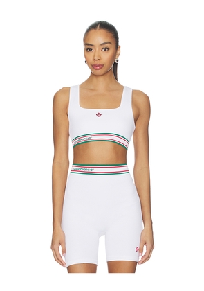 Casablanca Seamless Bralette in White. Size S/M. Also in L/XL.