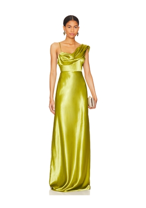 House of Harlow 1960 x REVOLVE Antonia Gown in Green. Size M. Also in L, S, XL, XS, XXS.