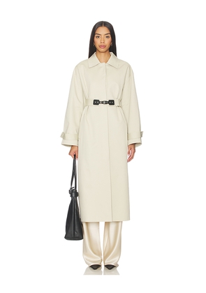 Elodie the Label Ysella Trench Coat in Beige. Size L. Also in M, S, XL, XS.