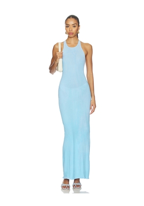 COTTON CITIZEN Marbella Maxi Dress in Baby Blue. Size M. Also in S, XS.