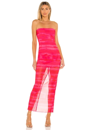 h:ours Rios Maxi Dress in Fuchsia. Size S. Also in XXS, XS, M, XL.