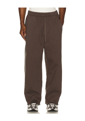 DRMERS CLUB Signature Baggy Sweatpants in Brown. Size M. Also in S, L, XL/1X.