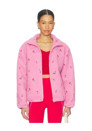 BEACH RIOT Bennie Jacket in Pink. Size M. Also in XS, S.